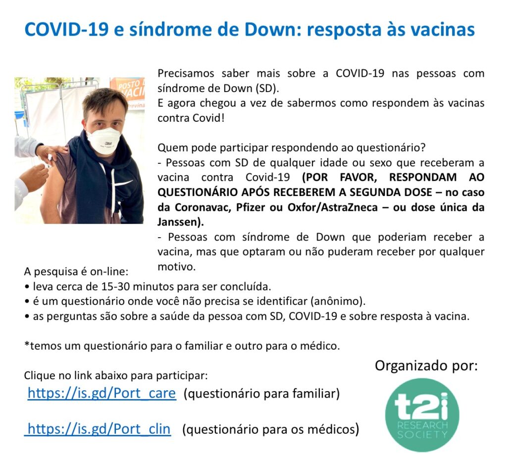COVID-19 e síndrome de Down: pesquisa sobre os efeitos da vacina.